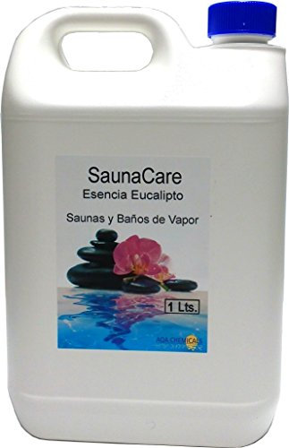 Esencia para Saunas y baños de Vapor. Aroma Eucalipto. Botella 1 Lt.