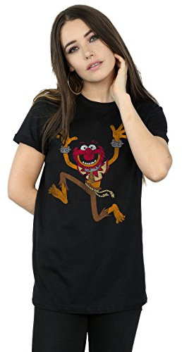 Disney Women's The Muppets Classic Animal Boyfriend Fit T-Shirt