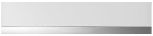 Küppersbusch CSV 6800.0 Vakuumierschublade + ZV 8022 Glasfront Weiß + Designleiste Silver Chrome
