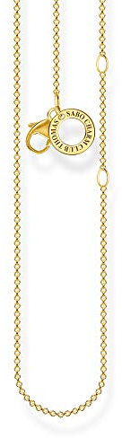Thomas Sabo Charm Halskette gold, 925 Sterlingsilber, 38-45 cm Länge