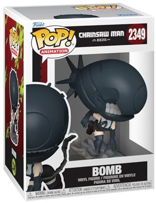 Funko POP! Animation: Chainsaw Man Reze - Bomb | Official Merch - Collectable Vinyl Figurine for Shelf Display - Birthday Gift Idea for Fans and Collectors