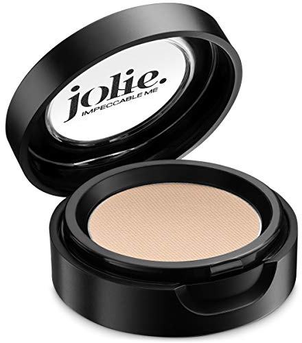 Jolie Cosmetics Powder Pressed Matte Eyeshadows - Cruelty Free, Vegan, Single Pan Eyeshadow 1.48g Base Neutrals (Creme)