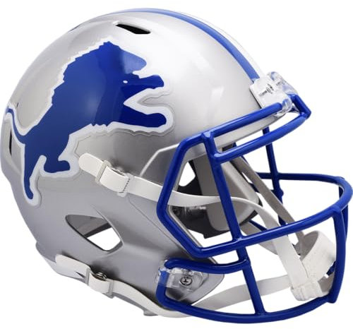 Riddell Speed Replica Fotboll hjälm Detroit Lions 1983–2002