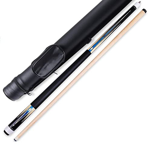 Billard Queue Pool Cue 57 Zoll 18–20 Oz Ahorn-Billard-Pool-Queue-Sticks mit 12,5 mm Spitzen zur Pflege Ihres tragbaren Billard-Queues sxysdkjco 230912(Color:A-Rod Tube,Size:)