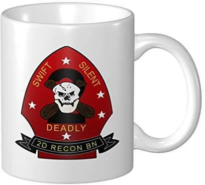 934 Tazza in Ceramica 330Ml 2° Battaglione da Ricognizione Tazza Personalizzata Personalizzabile Tazza di Latte Unico Tazza caffè per Bambini, papà, Natale