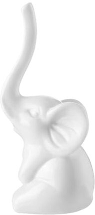 LOVIVER Porzellan-Elefant-Statue, Ringhalter, Ohrring-Organizer, vielseitig, Höhe 11,9 cm, für Frauen und Mädchen, Geburtstagsgeschenke, leicht