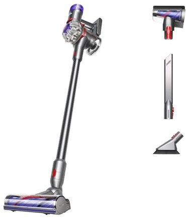 Dyson V8 Plus Cordless Vacuum, Cleans Hard Floors and Carpets, Detangles, Converts to Handheld, 115AW, 2 Power Modes, Up to 40 Minutes¹