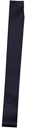 KONTONTY 6 Stück Schlichte Satinschärpen aus Satin in Schwarz als Selbstgemacht Accessoire und Partydekoration für Geburtstag und Hochzeit