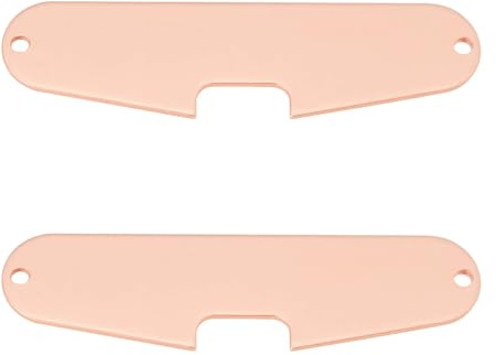 SING F LTD 2PCS Guitar Single Coil Pickups Base Plates Copper Plated Iron Bridge Pickup Mounting Baseplate Compatible with Fender Stratocaster