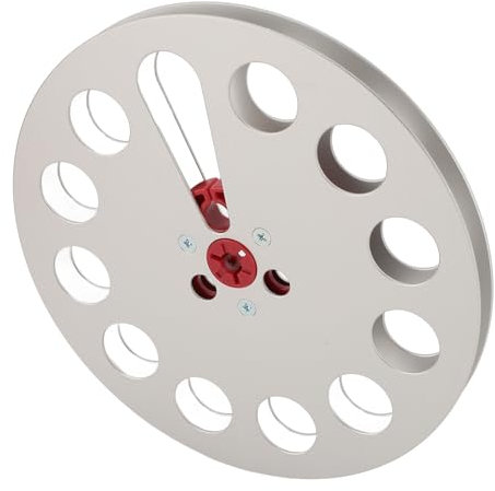 Carrete de Cinta Vacía, Carrete Vacío Universal de 7 Pulgadas con Apertura de 1/4, Disco Vacío de Cinta de Sonido de Carrete Abierto de Alta Resistencia de Aleación de Aluminio,