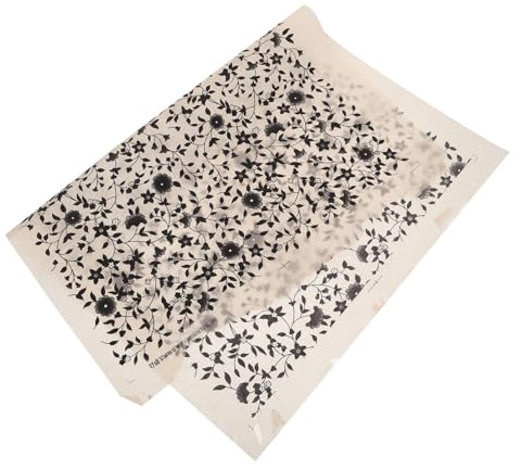 VILLCASE Bogen Unterglasur-abziehbild Zartes Keramik-transferpapier Traditionelles Porzellan-abziehbild Dekoratives DIY Blumenmuster
