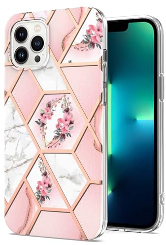ATISIJIE con Estampado Funda para Motorola Moto E20 / E30 / E40,Funda para Niñas y Mujeres,Diseño de Florales Flores a Prueba de Golpe Funda para Motorola Moto E20 / E30 / E40-Flor Rosa