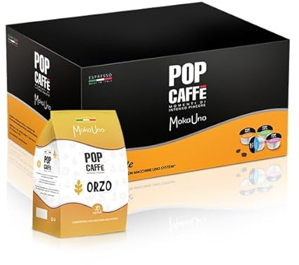 192 Capsule ORZO MOKA-UNO POP CAFFE' per Macchine Illy Uno System Moka Uno *