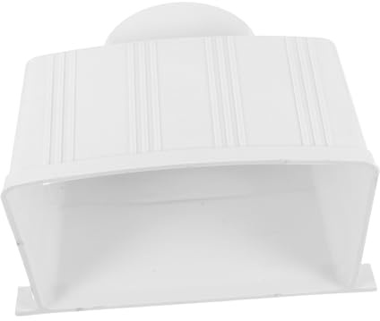 NUOBESTY Deviatore di Acqua Piovana in Pvc Pluviale Quadrato Rettangolare, Accessorio per Grondaia Ville e Capannoni, Kit di Raccolta Efficiente per Scarico Pluviale