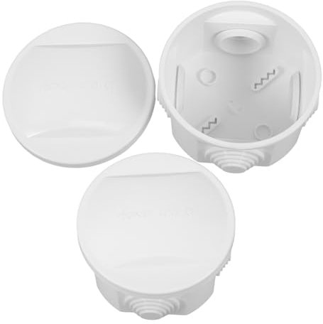 Hoement 2pcs Junction Box for Outdoor Use Rated Electrical Enclosure Weatherproof Cover for Cable Connections for Landscape Lighting and Outdoor Tools