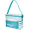 AKTIVE Nevera portátil Blanda 15L (30x18x23 cm) con asa Regulable y Bolsillo Frontal, Interior Aislante, diseño Olas, Ideal para Playa, Picnic y Camping, Libre de CFC y azoicos, (62407)