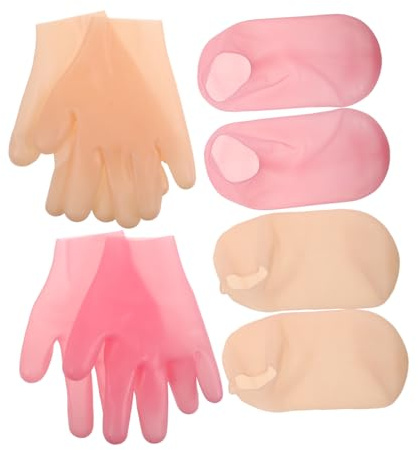 VALICLUD Feuchtigkeitsspendende Peeling Fußmaske aus Silikon für Tiefe Hornhautentfernung und Entspannung Elastische Socken für Füße im Beauty Salon und Zuhause
