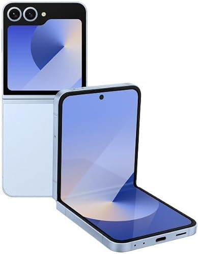 Samsung Galaxy Z Flip 6 5G SM-F741B 256GB 12GB RAM Blue (Renewed)