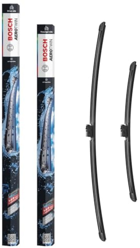 Bosch Aerotwin Aerotwin eA 179 S Front-Scheibenwischer - Set mit 2 Ersatz-Scheibenwischern und vormontiertem Multi-Clip-Adapter - 2 Wischblätter, 700 mm und 450 mm - in platzsparender Verpackung