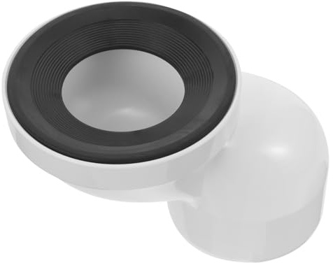 TEHAUX Kit Adaptador Desagüe Inodoro Resistente y Bloqueo Accesorio Instalación WC para Baños Domésticos y Públicos