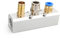 Divisor de Aluminio con Rosca PT de 1/2, Puerto de 2, 3, 4, 5, 6, 7, 8, 9 y 10 vías, Conector de colector de Aire neumático de 1/4, 1 Unidad(5 Way 7 Port)