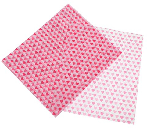 TOYZFRIENDY 50pièces Lot Papier Sulfurisé Forme De Cœur Pour Friteuse à Air Prédécoupées Et Résistantes Graisse Pour Cuisson Et Des Aliments