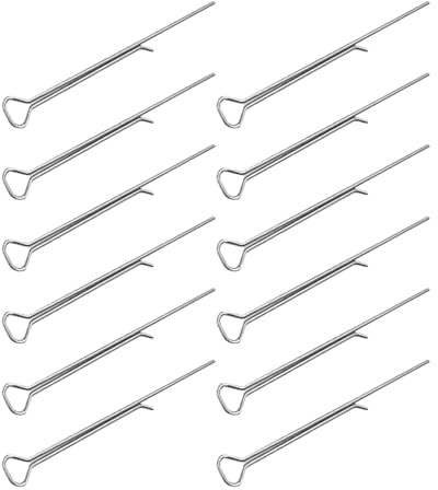 SOLUSTRE Clip per Stoppino di Candela in Acciaio al Carbonio Argento 12 Pezzi, Facile da Usare e Compatibili Progetti di Fabbricazione di Candele Fai da Te
