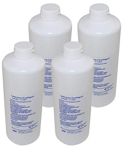 Seidel Ultraschallgel Kontaktgel Gleitgel Leitgel (4 x 1000 ml)