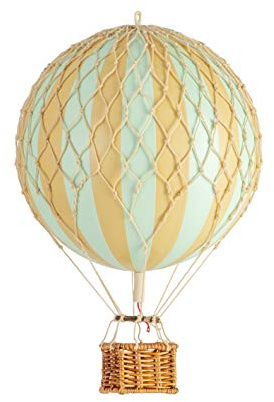 Authentic Models - Ballon - Heißluftballon - Travels Light - Mint - Ø 18 cm