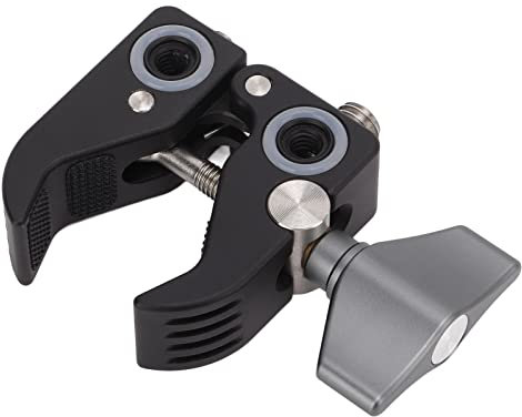 Super Morsetto, Morsetto Forza di Espansione Antiscivolo Multifunzionale in Lega di Alluminio, Clip Fissa Universale Robusta, Supporta da 14 Mm a 43 Mm, per Ringhiere, Tubi, Mensole da Tavolo, Rami, P