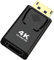 Aolirot Adaptateur Displayport vers HDMI, 4K UHD Non bidirectionnel Adaptateur DisplayPort HDMI Convertisseur DP (Display Port) mâle vers Hdmi Femelle avec Audio&Vidéo pour PC TV projecteur