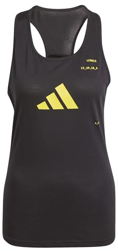 adidas Damen AEROREADY Tennis Category Graphic Tank Top, Black, XS