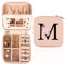 FIDWALL Portagioie da Viaggio, Portagioie con Monogramma, Porta Gioielli da Viaggio, Piccolo Portagioie da Viaggio con Specchio, Regalo di Compleanno per Donne, Porta Gioielli Donna(M)
