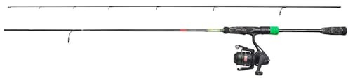 Berkley URBN II Angelköder Combos – Rute und Rolle Combo für den Einstieg beim Raubfischfang. Wählen Sie aus Jigger, Dropshotter, Finesse oder Allrounder-Kits, Schwarz, 2.2