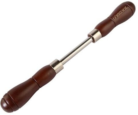 O'SKOOL Bruciatore a raschietto con asta Ø3/8 x 3-1/16 in acciaio al cromo molibdeno e doppio manico in legno di faggio