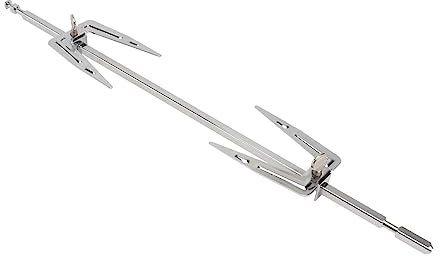 BESPORTBLE 1set Forchette Per Arrosto Acciaio Inossidabile Forchette Rotanti Per Barbecue e Cucina Per Pollo Pesce e Maiale