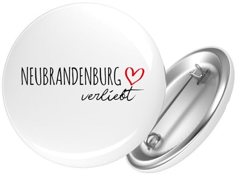 Huuraa Button Neubrandenburg verliebt Geschenk