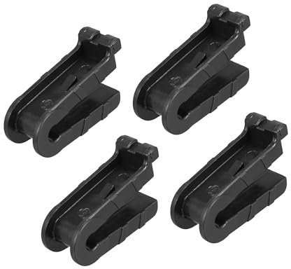 A ABSOPRO Adaptador De Brazo De Limpiaparabrisas Delantero Universal Tipo C Negro (Paquete de 4)