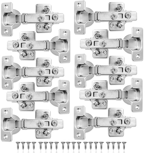10 Pack 110 Degree Soft Close Kitchen/Bedroom Hinges. ExcellentQuality Fully Adjustable