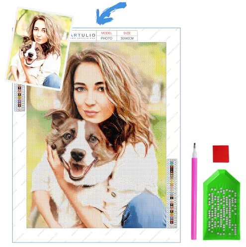 ARTULIO Diamond Painting Eigenes Foto - 30x40cm – 5D Diamant Painting Personalisiert