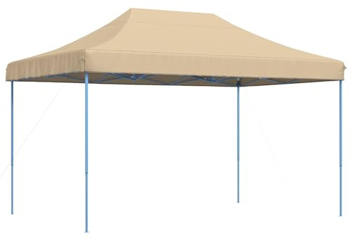 vidaXL Partyzelt Faltbar Pop-Up Beige 440x292x315 cm