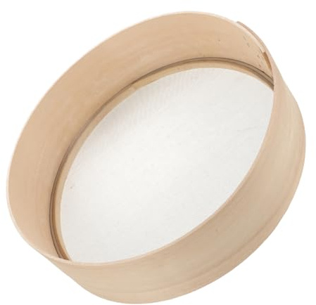 SEWOART Cedazo De Harina De Madera Redondo De 30 Cm Colador De Malla Fina Utensilio De Cocina Duradero Adecuado para Hornear y Tamizar Fácil De Limpiar Herramienta Portátil