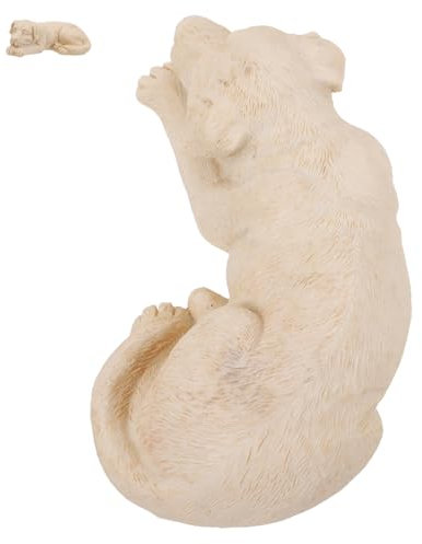 ibasenice Statua Cane Commemorativa in Resina Pietra per Lapidi Animali Domestici Statua Ornamentale per Tombe Animali Domestici Adatta per