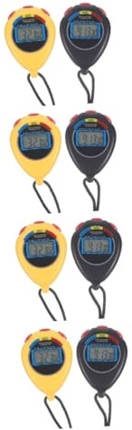 TOYANDONA Cronómetro Digital Deportivo Temporizador Portátil para Running Y Ejercicio para Cocina con Lanyard Y Alta Durabilidad 2 Piezas X 4