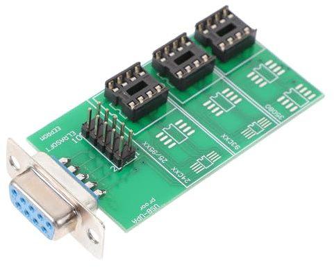 SHINEOFI Programador USB Adaptador Serie Completo para Diagnóstico De Vehículos Profesionales Interfaz Práctica Uso Automotriz Compatible Diversos Modelos Color Negro