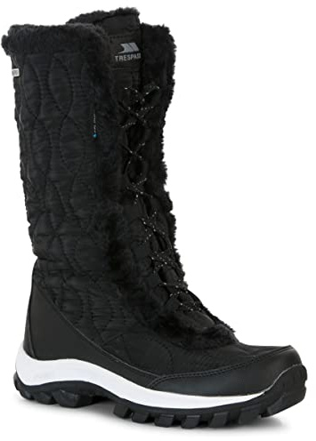 Trespass Womens Waterproof Fleece Lined Snow Boots Coretta II - Size 5