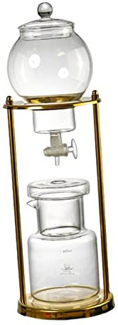 LOVIVER Cafetera de Goteo de, máquina de café de Goteo de 600ml, cafetera Helada, cafetera de Goteo en frío, cafetera Espresso