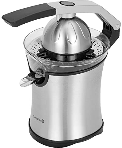 Tarrington House exprimidor electrico CJ1621S, 600 ml, brazo articulado, antigoteo, plateado