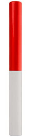 Staffelstab für Leichtathletik, ABS-Kunststoff, 100 m, Weiß + Rot
