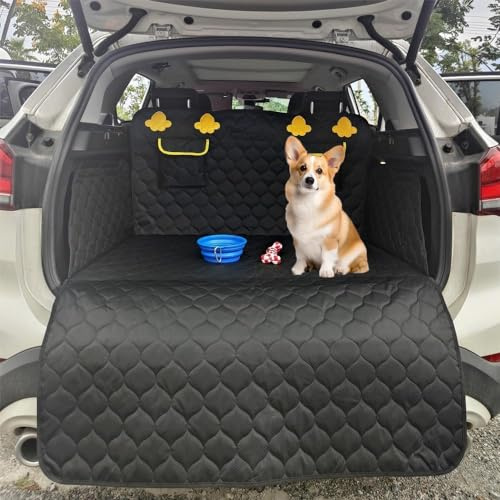 MJITA Dog Car Boot Protector, for Jeep Avenger 2022-2024 Anti-slip, anti-scratch and waterproof trunk mat, Dog Travel Trunk protective cover